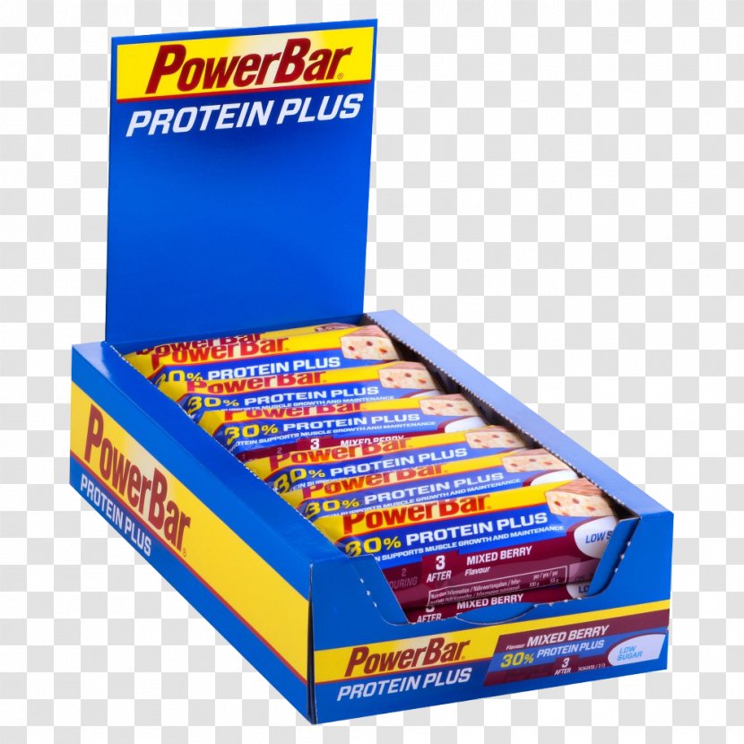 PowerBar Energy Bar Protein Dietary Supplement - Low Sugar Transparent PNG
