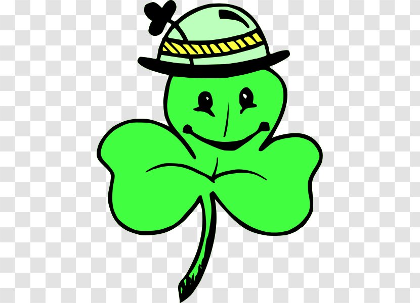 Saint Patrick's Day Shamrock Ireland Cartoon Clip Art - Leaf Transparent PNG