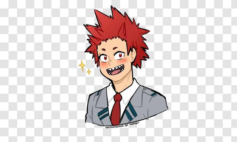 Drawing Character Sketch - Flower - Kirishima Hero Transparent PNG