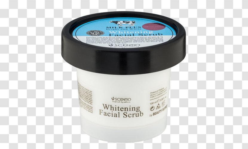 Milk Facial Cream Cosmetics Lotion - Skin - Face Scrub Transparent PNG