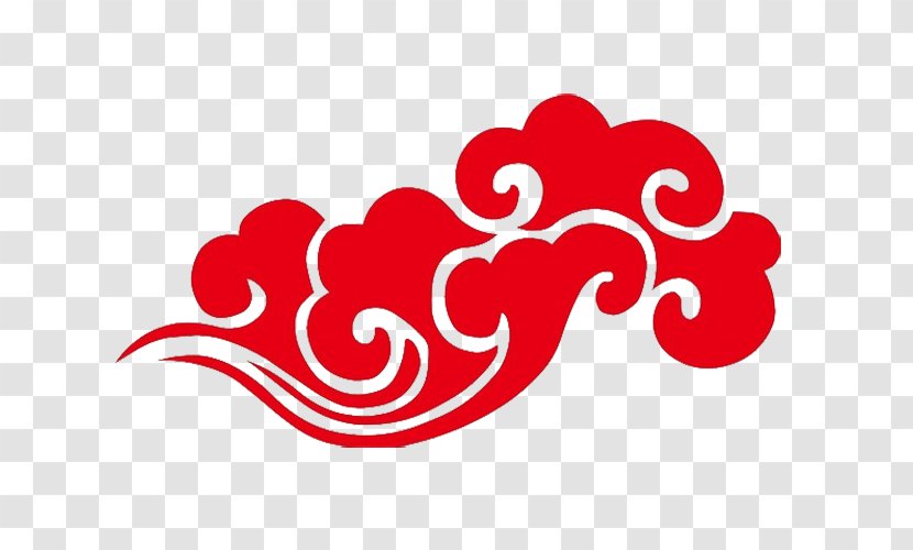 Xiangyun County Clip Art - Cartoon - Red Clouds Transparent PNG