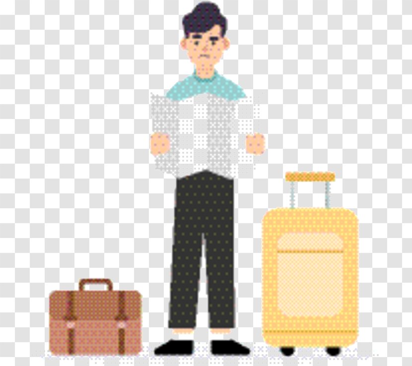 Suitcase Cartoon - Behavior - Luggage And Bags Art Transparent PNG
