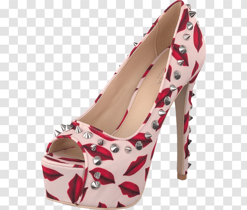 High-heeled Shoe Stiletto Heel Boot Red - Ballet Flat Transparent PNG