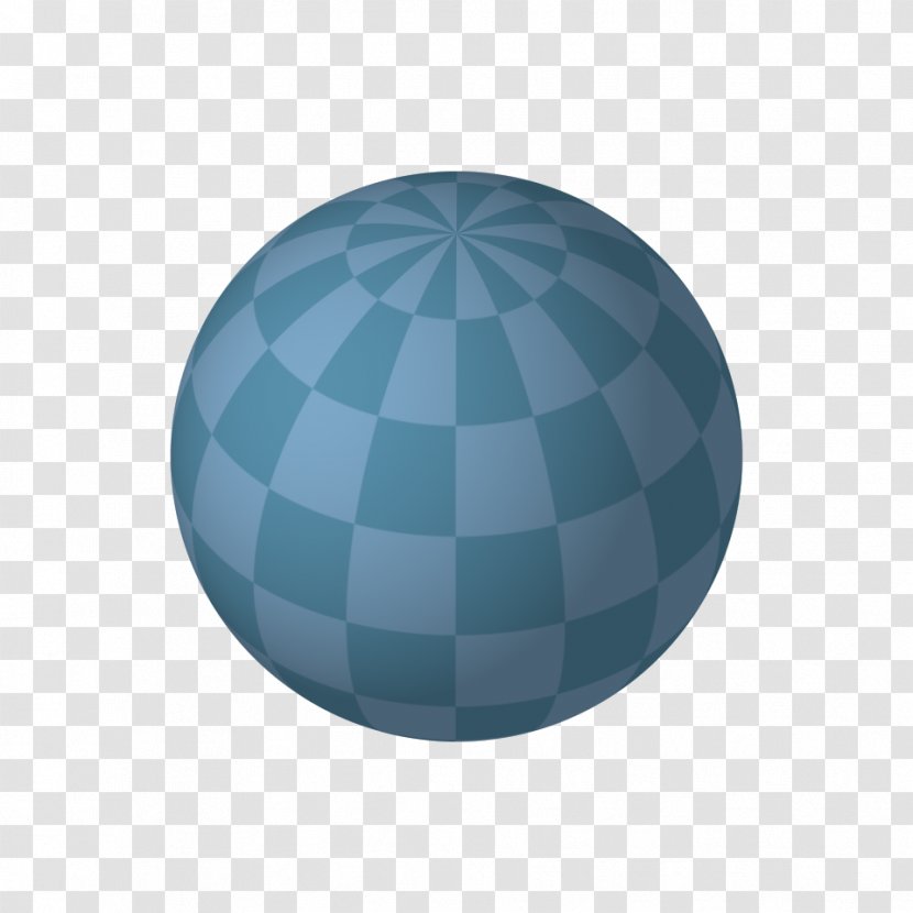 Sphere Solid Geometry Geometric Shape - Blue Transparent PNG
