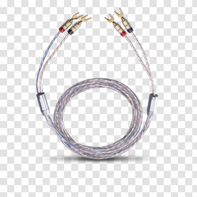 Speaker Wire Electrical Cable Loudspeaker Banana Connector High-end Audio - Biwiring - Technology Transparent PNG