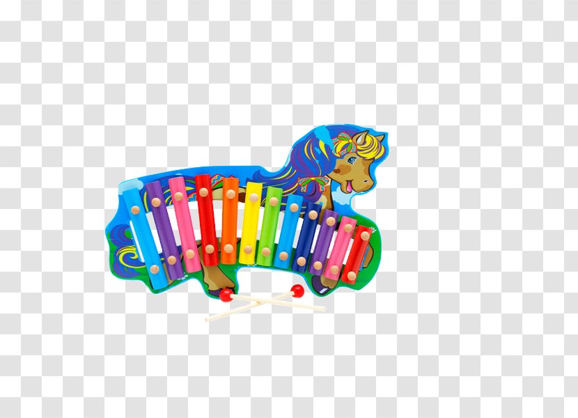 Toy Piano Xylophone Child Infant - Flower - Horse Transparent PNG