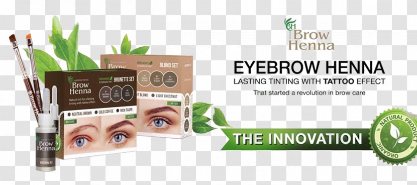 Henna Eyebrow Cosmetics Brown Hair Coloring - Hena Transparent PNG