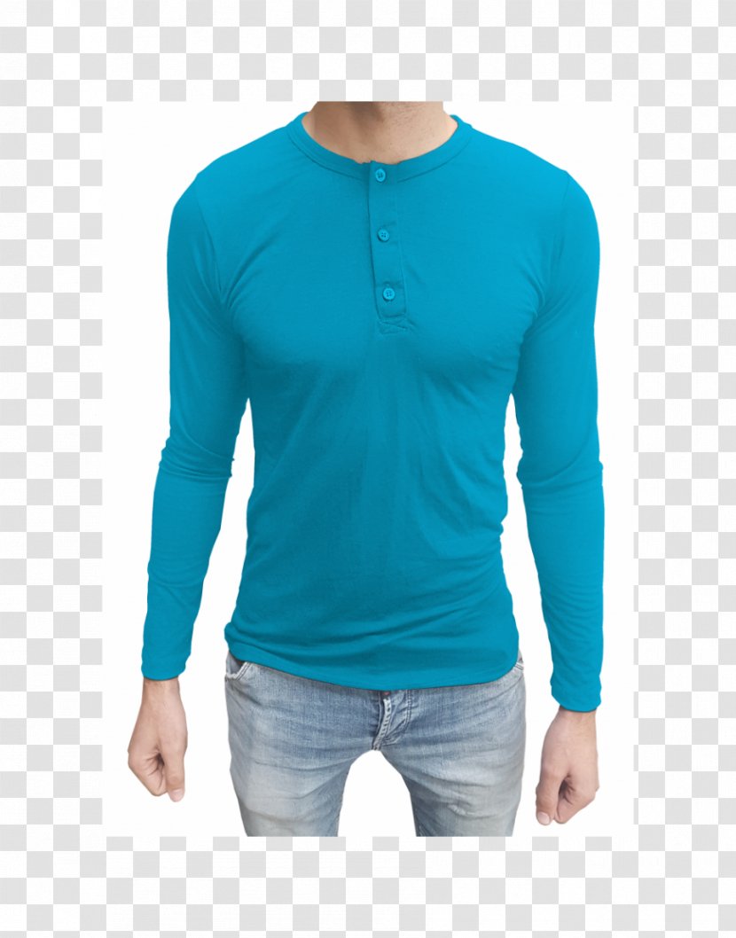 T-shirt Henley Shirt Button Sleeve - Fashion Transparent PNG