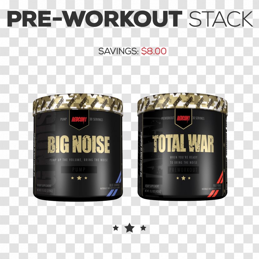 Pre-workout RedCon1 Total War - Brand - Preço Transparent PNG