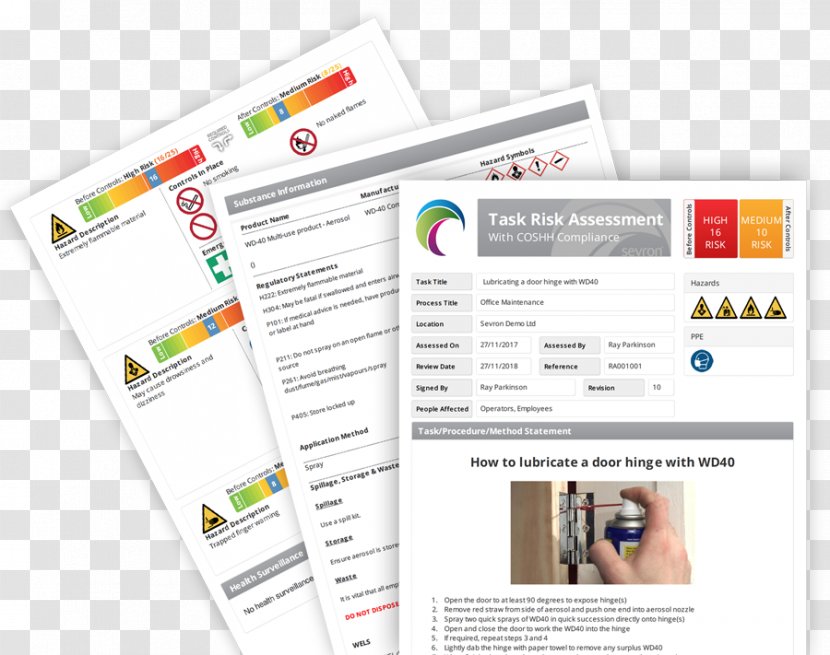 Risk Assessment Template COSHH Web Page - Analysis Transparent PNG
