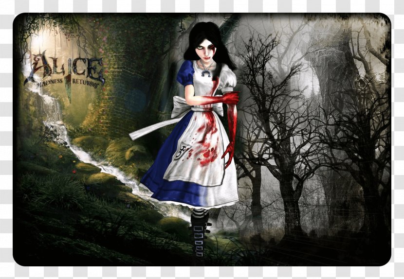 Alice: Madness Returns American McGee's Alice PlayStation 3 Xbox 360 Video Game - Electronic Arts - Wonderland Transparent PNG