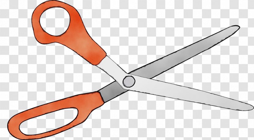 Scissors Cutting Tool Pruning Shears Metalworking Hand - Watercolor - Office Instrument Transparent PNG