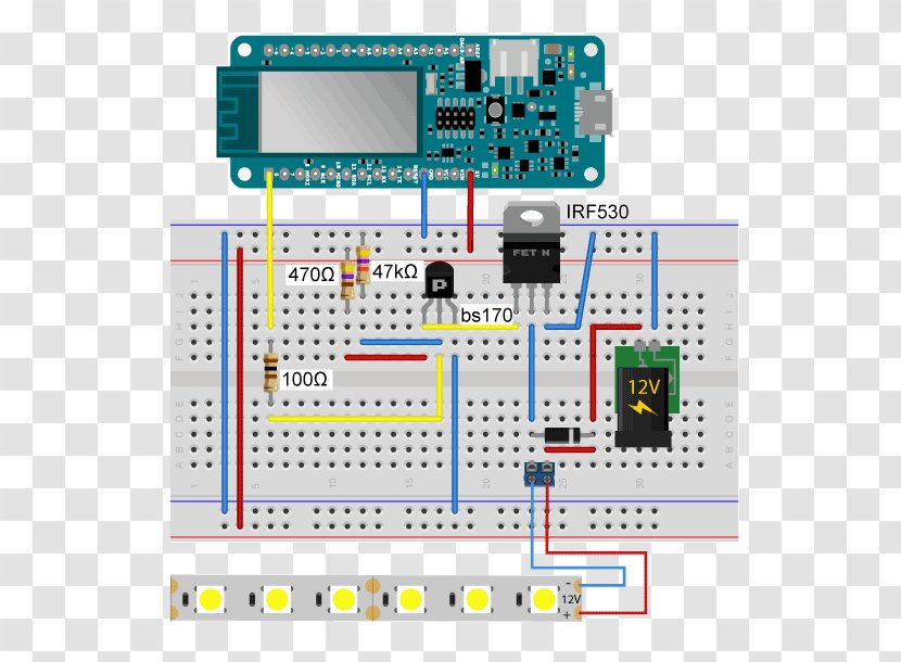 Microcontroller Arduino Breadboard Electronics Light-emitting Diode - Pic - Please Use Social Ethics To Regulate Behavior Transparent PNG