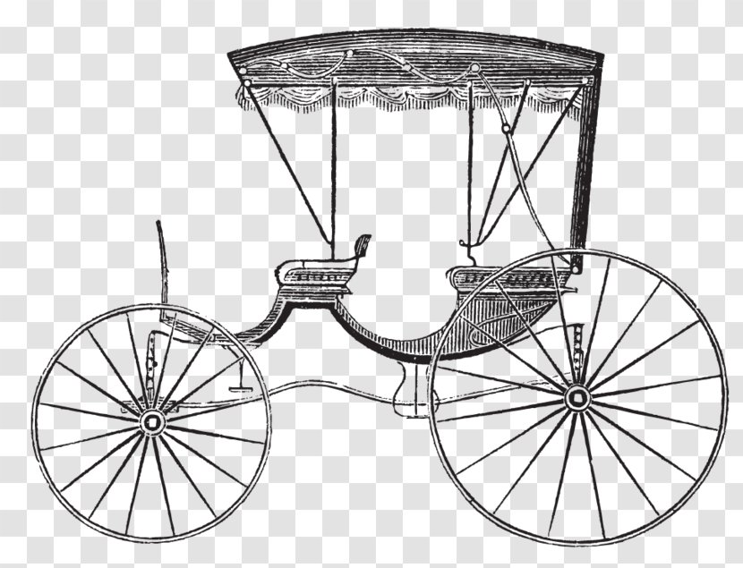 Carriage Horse And Buggy Bicycle Illustration - Accessory Transparent PNG