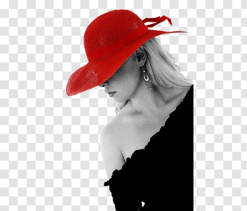 Cowboy Hat Fedora Red Painting - Headgear Transparent PNG