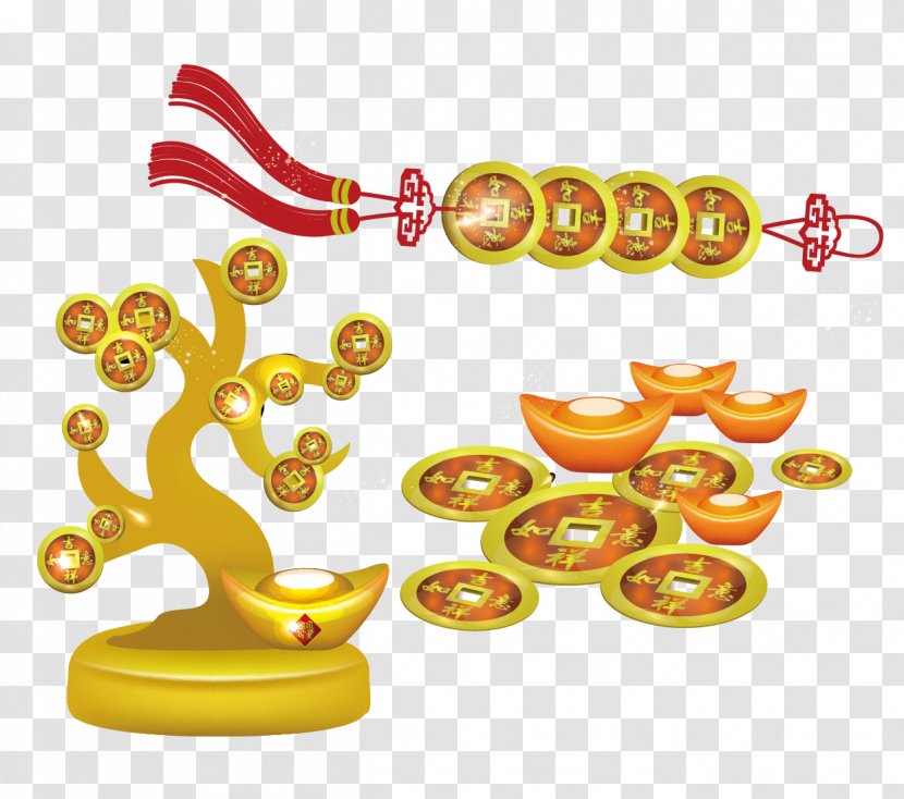 Coin Money Gold Bar - Resource - Bullions Coins Tree Transparent PNG