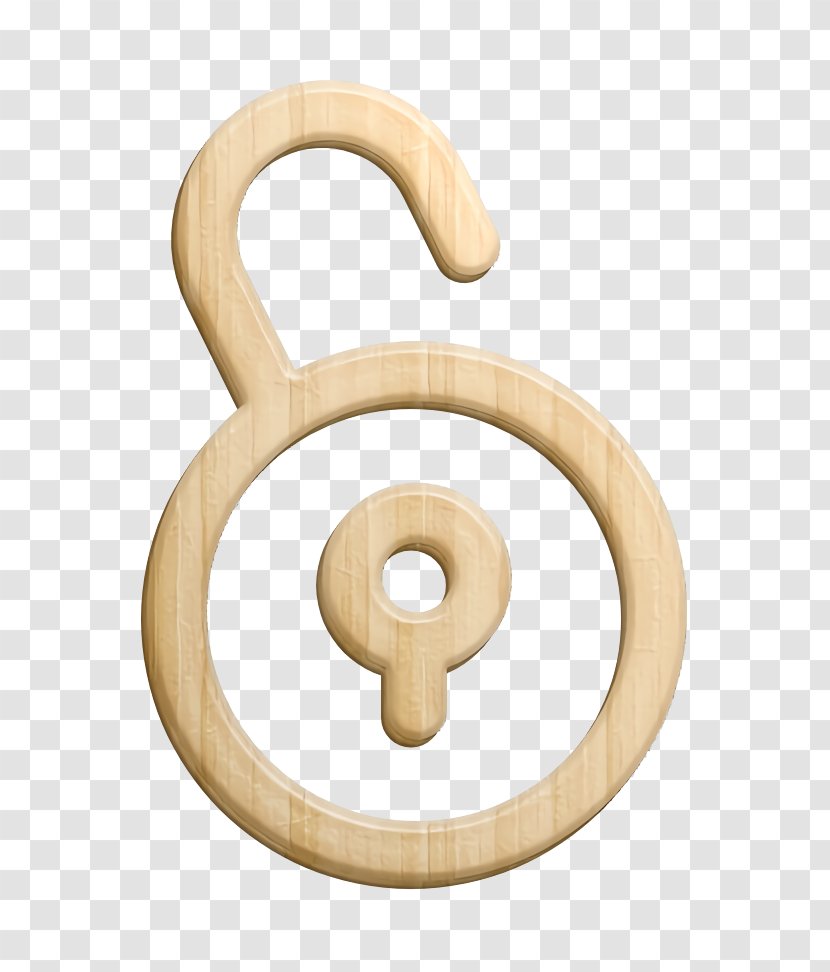 Lock Icon - Infant - Metal Brass Transparent PNG