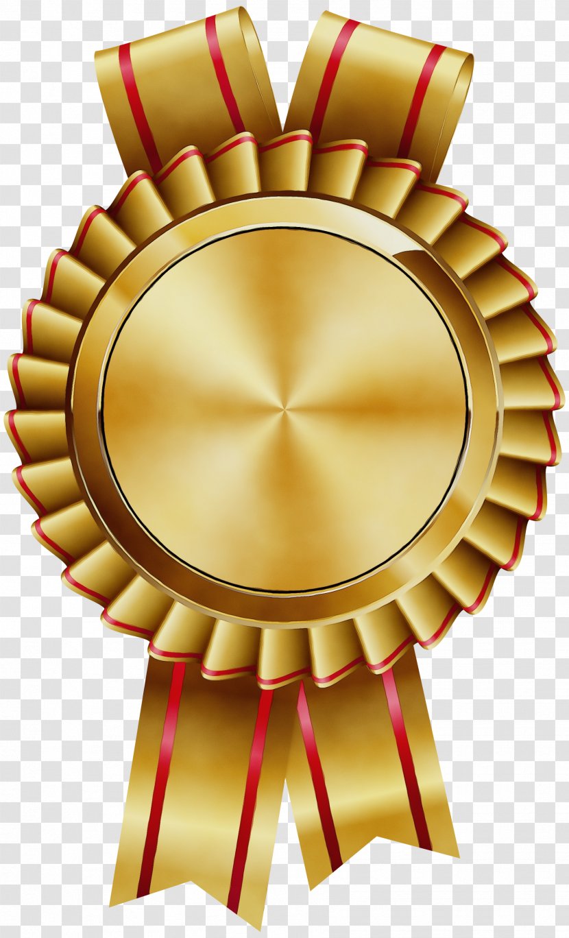 Clip Art Badge Gold Image - Trophy - Music Recording Certification Transparent PNG