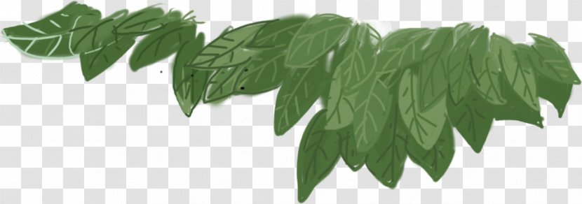 Leaf Green Download - Painted Leaves Transparent PNG