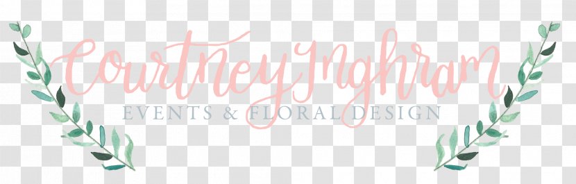 Calligraphy Graphic Design Logo - Brand - Watercolor Eucalyptus Transparent PNG