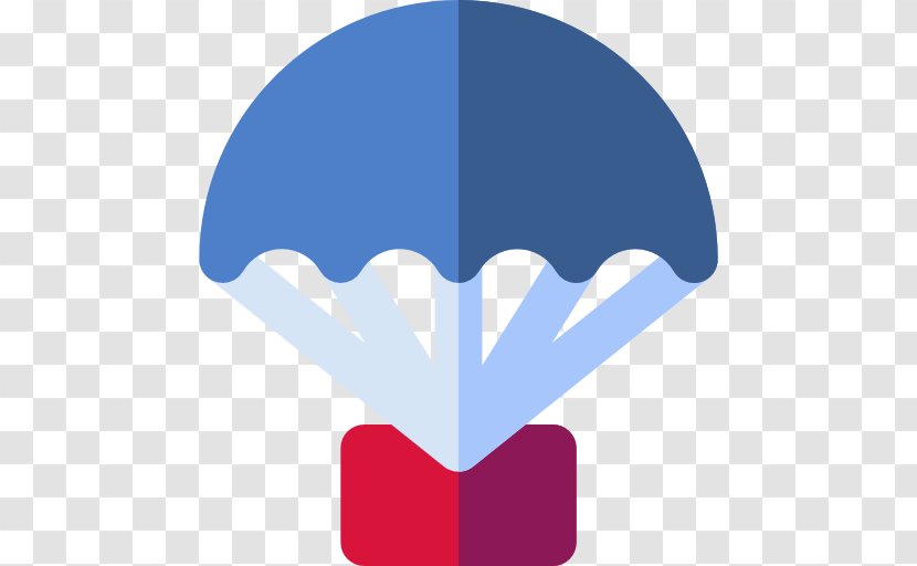 Gliding Parachute - Business - Electric Blue Transparent PNG