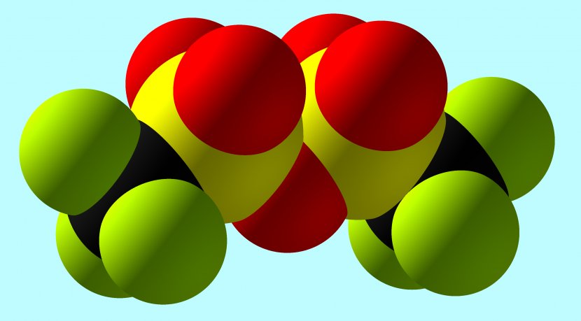 Trifluoromethanesulfonic Anhydride Molecule Organic Acid Graphics Triflic - Wikipedia - Fill Transparent PNG