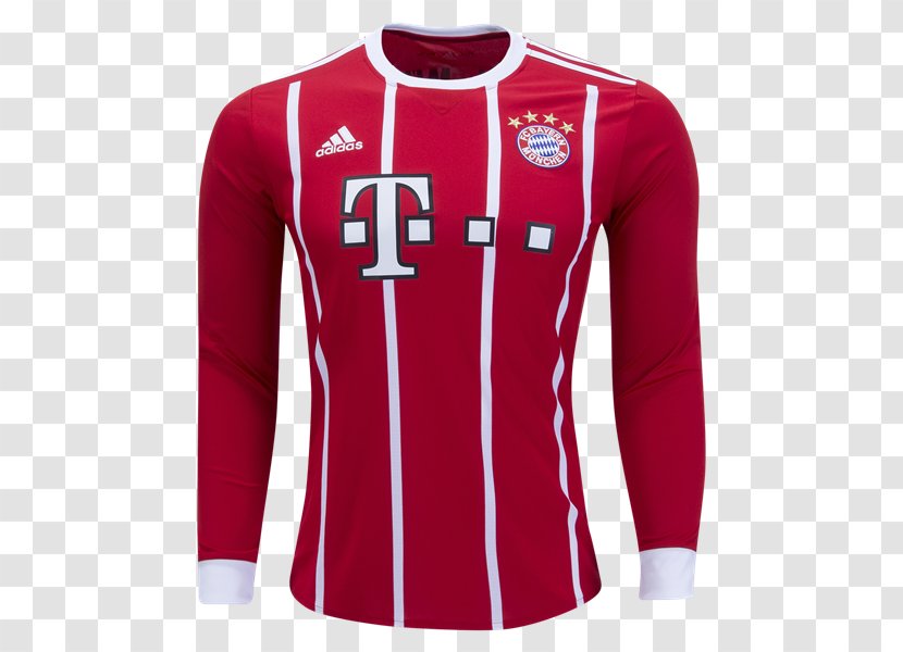 FC Bayern Munich T-shirt UEFA Champions League Home Bundesliga - Long Sleeved T Shirt Transparent PNG
