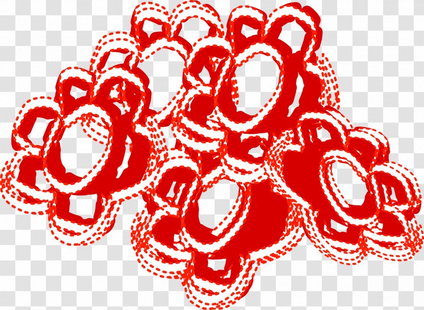 Visual Arts Circle Clip Art - Red - Barbed Wire Transparent PNG