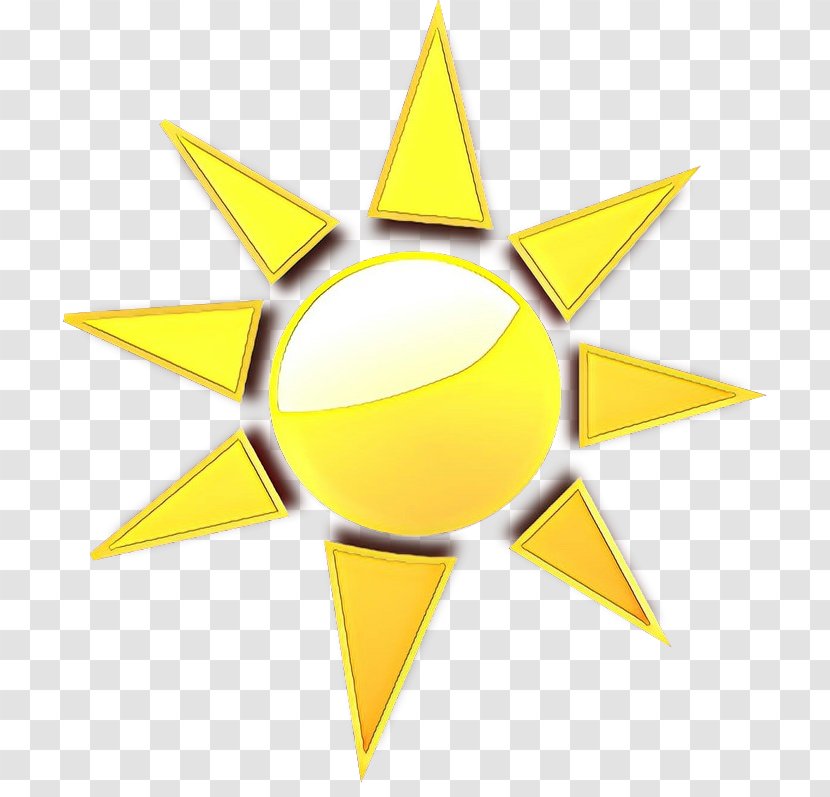 Yellow Star Symbol Clip Art Logo Transparent PNG