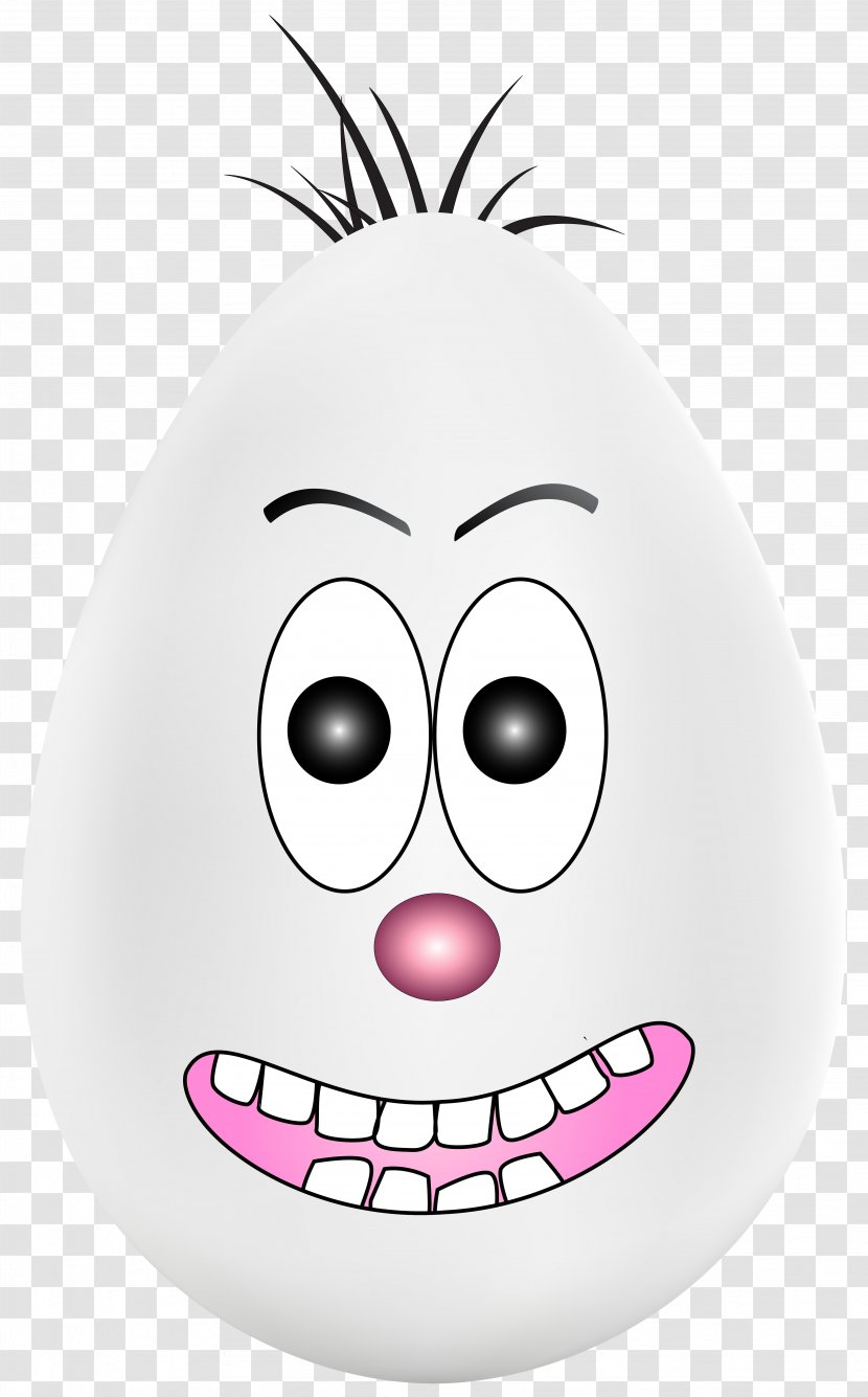Easter Egg Smile Clip Art - Humour Transparent PNG