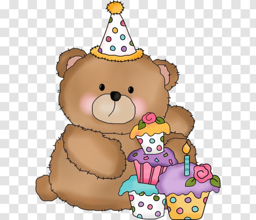 Bear Birthday Cake Paper Clip Art - Frame - Cartoon Transparent PNG