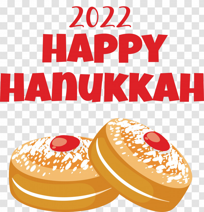 Happy Hanukkah Lighting Dreidel Sufganiyot Transparent PNG