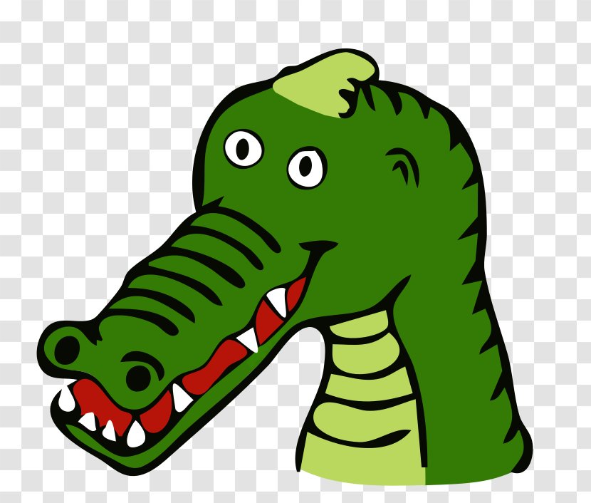 Crocodile Alligator Prenasalis Reptile Cartoon Clip Art - Free Clipart Transparent PNG