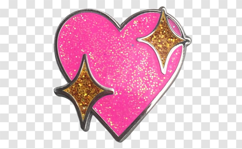 Broken Heart Emoji - Pink - Locket Transparent PNG