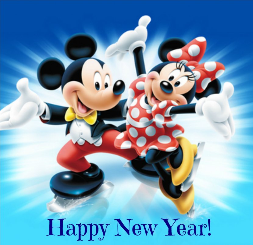 Mickey Mouse Minnie The Walt Disney Company New Year's Day - Material Transparent PNG
