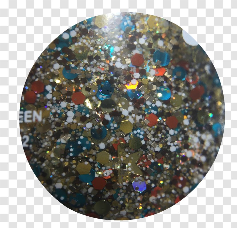 Glass Plastic Christmas Ornament Bead - Glitter Transparent PNG