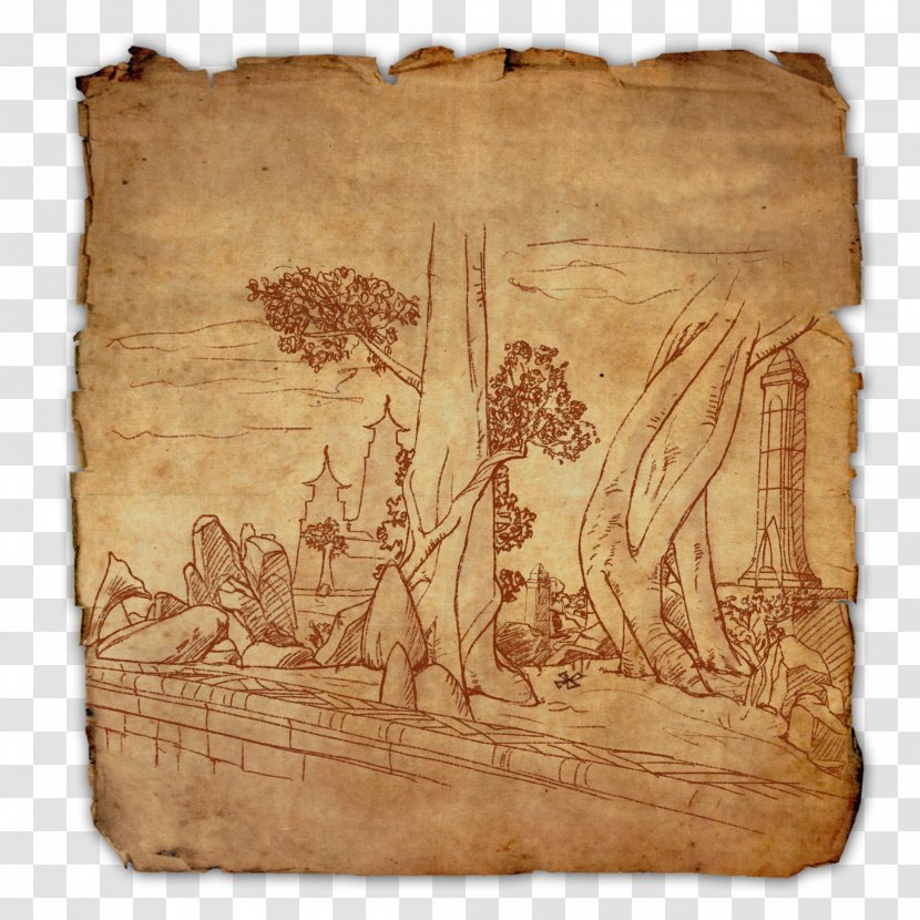 Elder Scrolls Online: Morrowind Treasure Map The III: - Cyrodiil - Pirate Transparent PNG