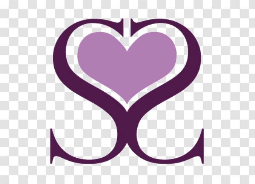 Heart Logo Clip Art - Magenta Transparent PNG