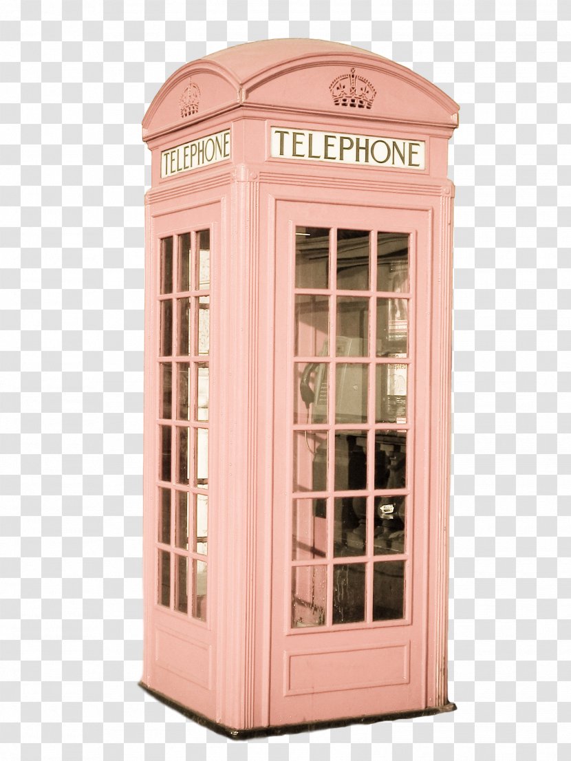 Telephone Booth Red Box - Handset Transparent PNG