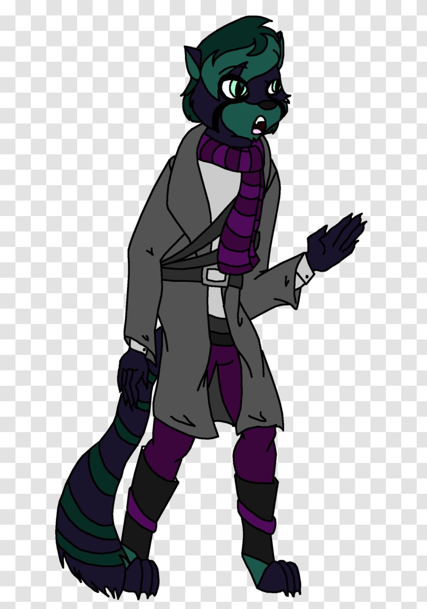 Costume Design Illustration Human Legendary Creature - Purple - Ring Tailed Lemur Transparent PNG