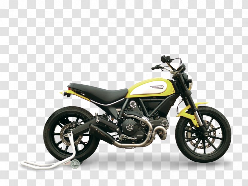 Ducati Scrambler 800 Exhaust System Muffler Motorcycle Transparent PNG
