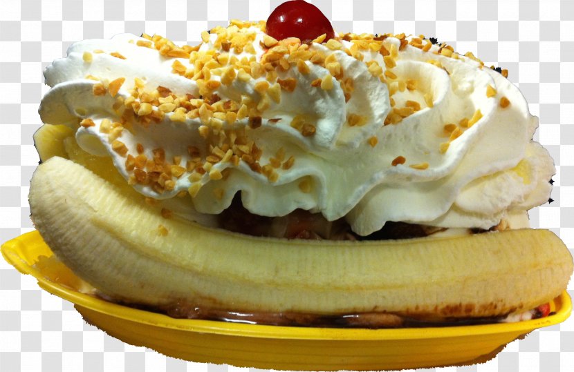 Ice Cream Banoffee Pie Dessert - Banana Slices Transparent PNG