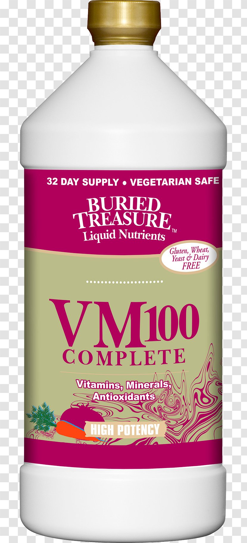 Dietary Supplement Multivitamin Mineral Nutrient - Buried Treasure Transparent PNG
