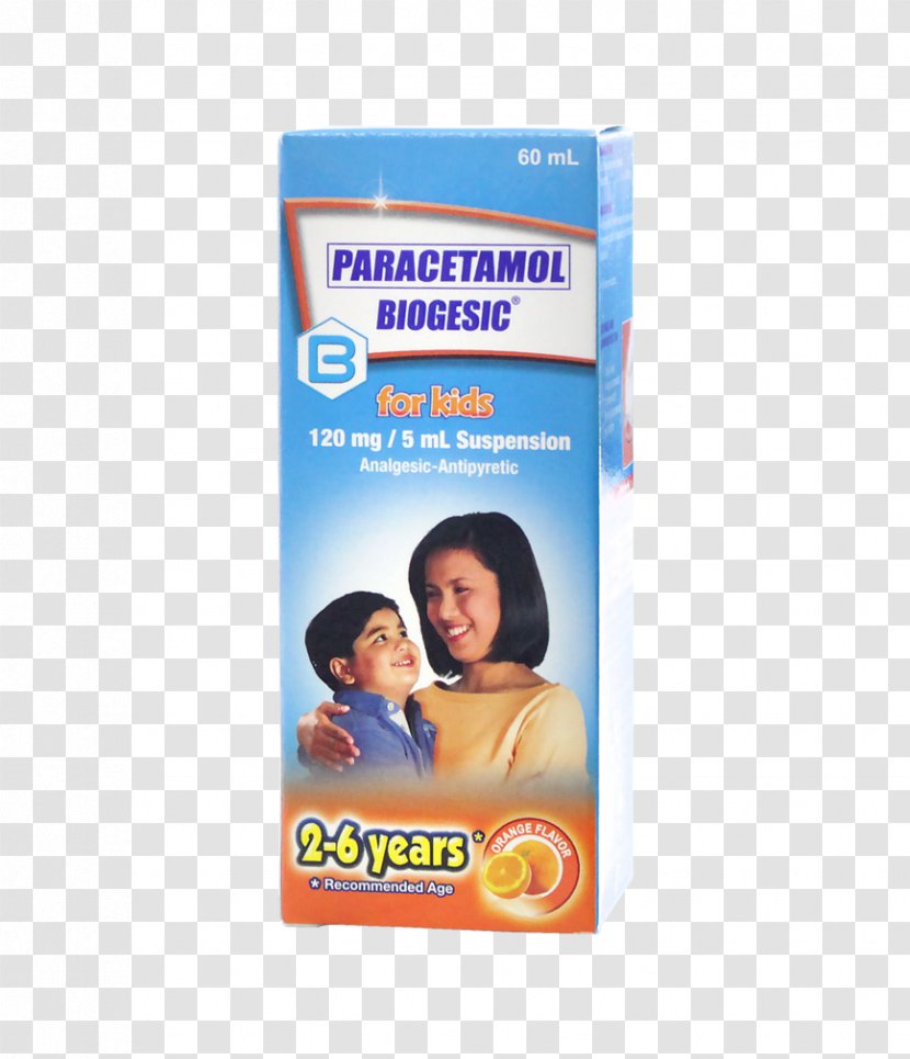 Acetaminophen Tablet Suspension Pharmacy Pain And Fever - Milligram - Child Transparent PNG