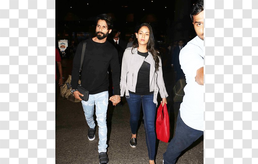 Leather Jacket Mumbai Denim T-shirt Fashion - Rediffcom - Mira Rajput Transparent PNG