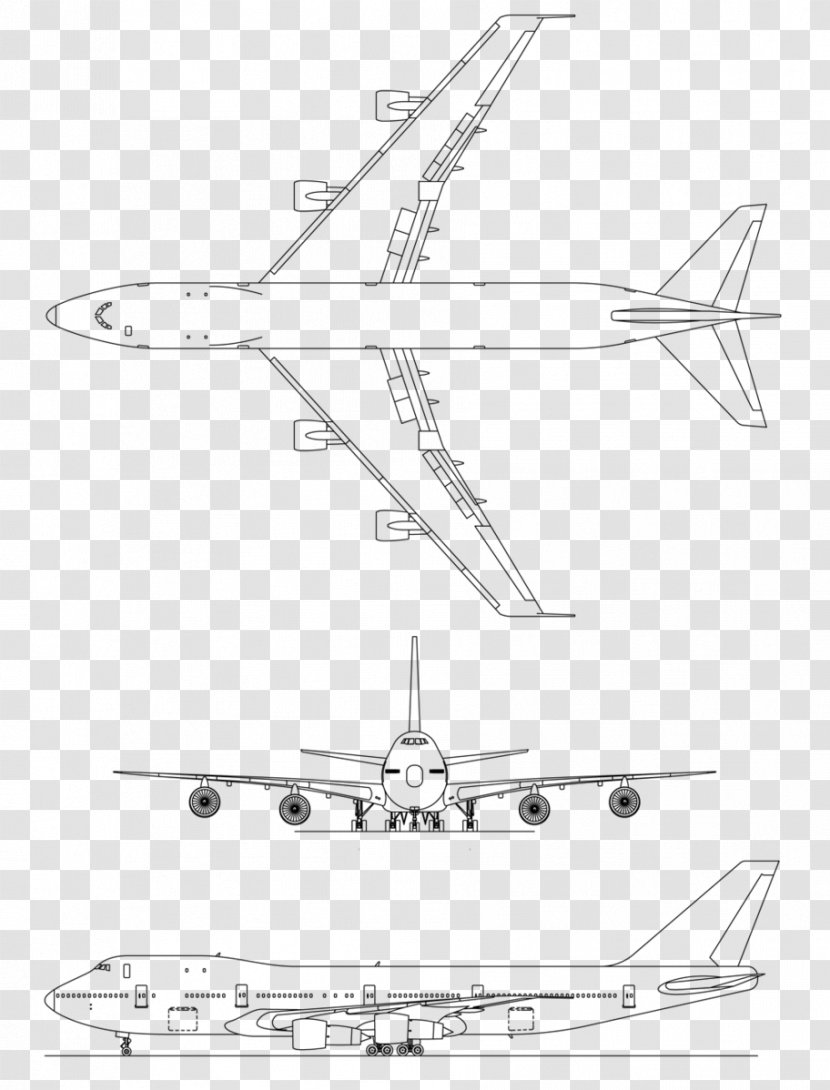 Boeing 747 Narrow-body Aircraft Airplane 737 Next Generation Transparent PNG