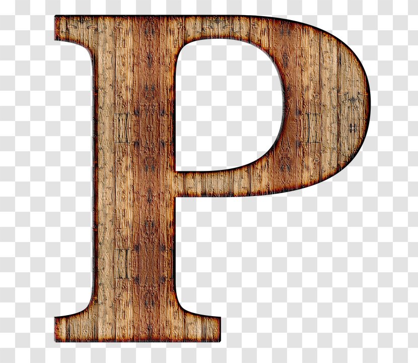 Letter Alphabet Initial - Wooden Background Transparent PNG