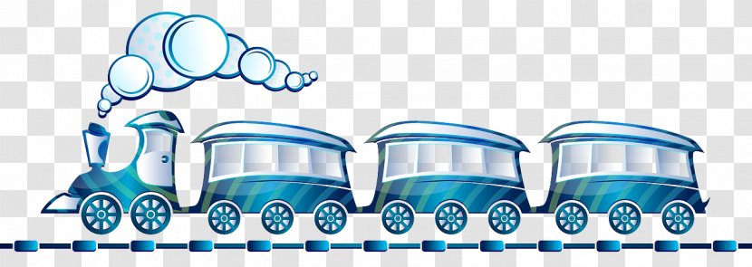 Rail Transport Blue Train Clip Art Transparent PNG