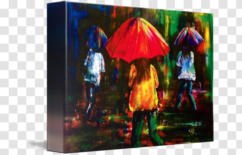 Painting Modern Art Umbrella Heart - It's Raining Transparent PNG