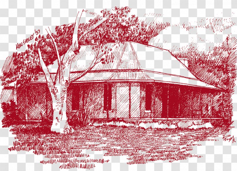 House Drawing Shed Hut Barn - Homestead Transparent PNG